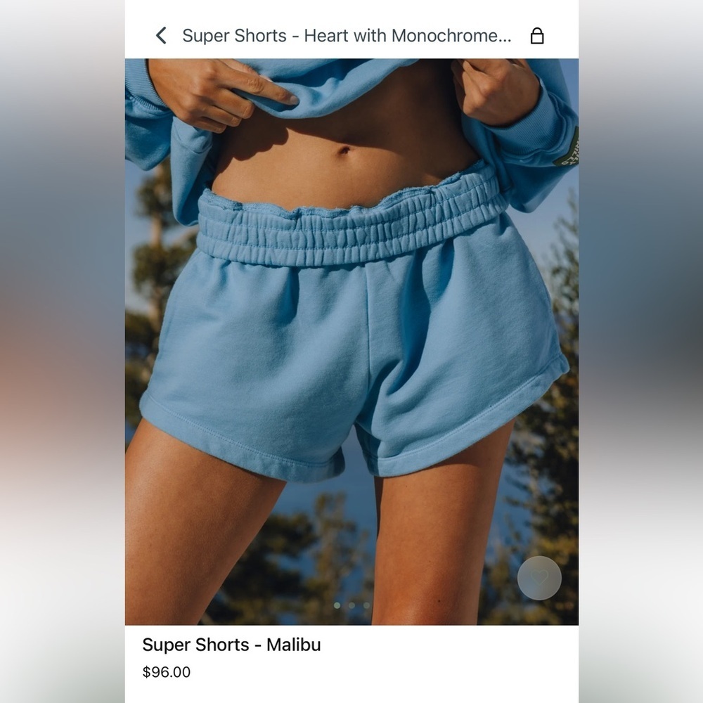 Daily Drills/ super short Malibu Women's Blue Shorts